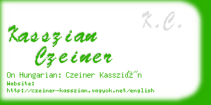 kasszian czeiner business card